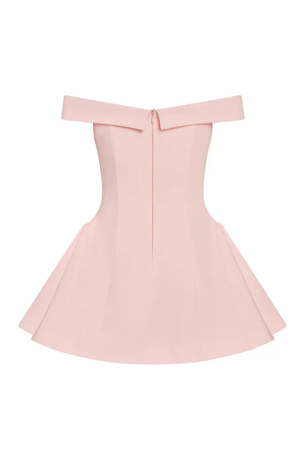 Calista Corset Mini Dress - Pink