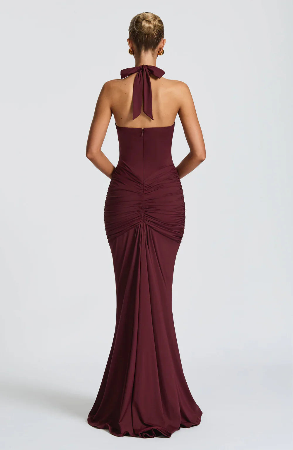 LYRA MAXI DRESS – CHERRY LACQUER