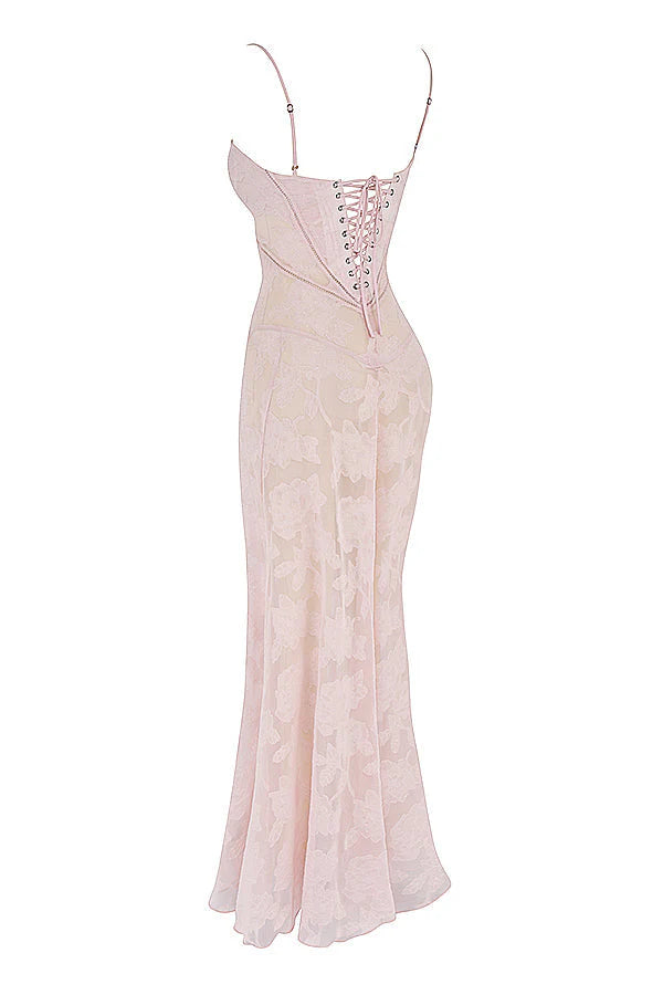 MYA MAXI DRESS - BLUSH