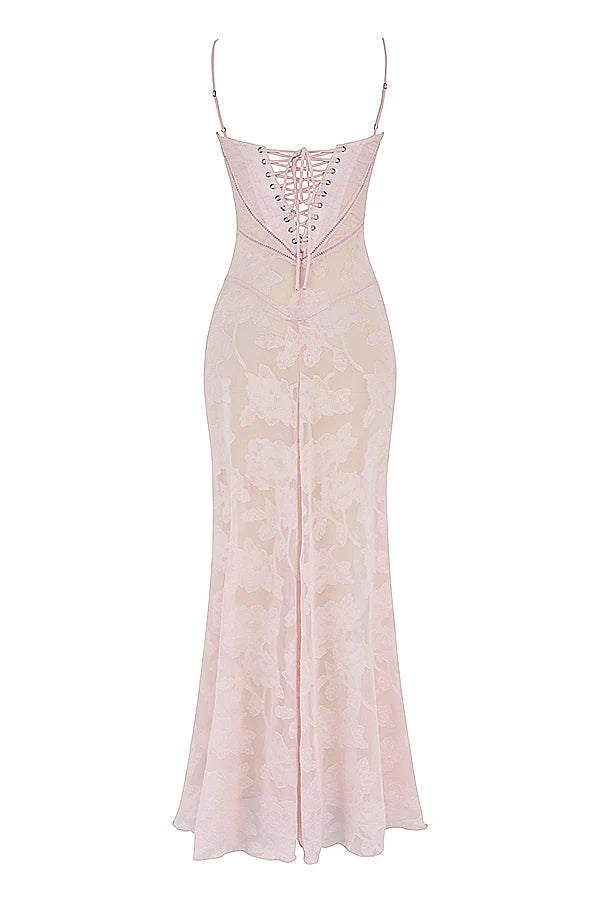 MYA MAXI DRESS - BLUSH