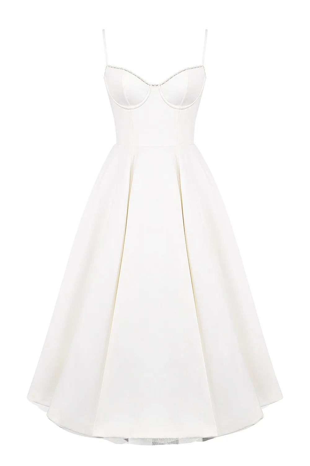 SELENE MIDI DRESS - WHITE