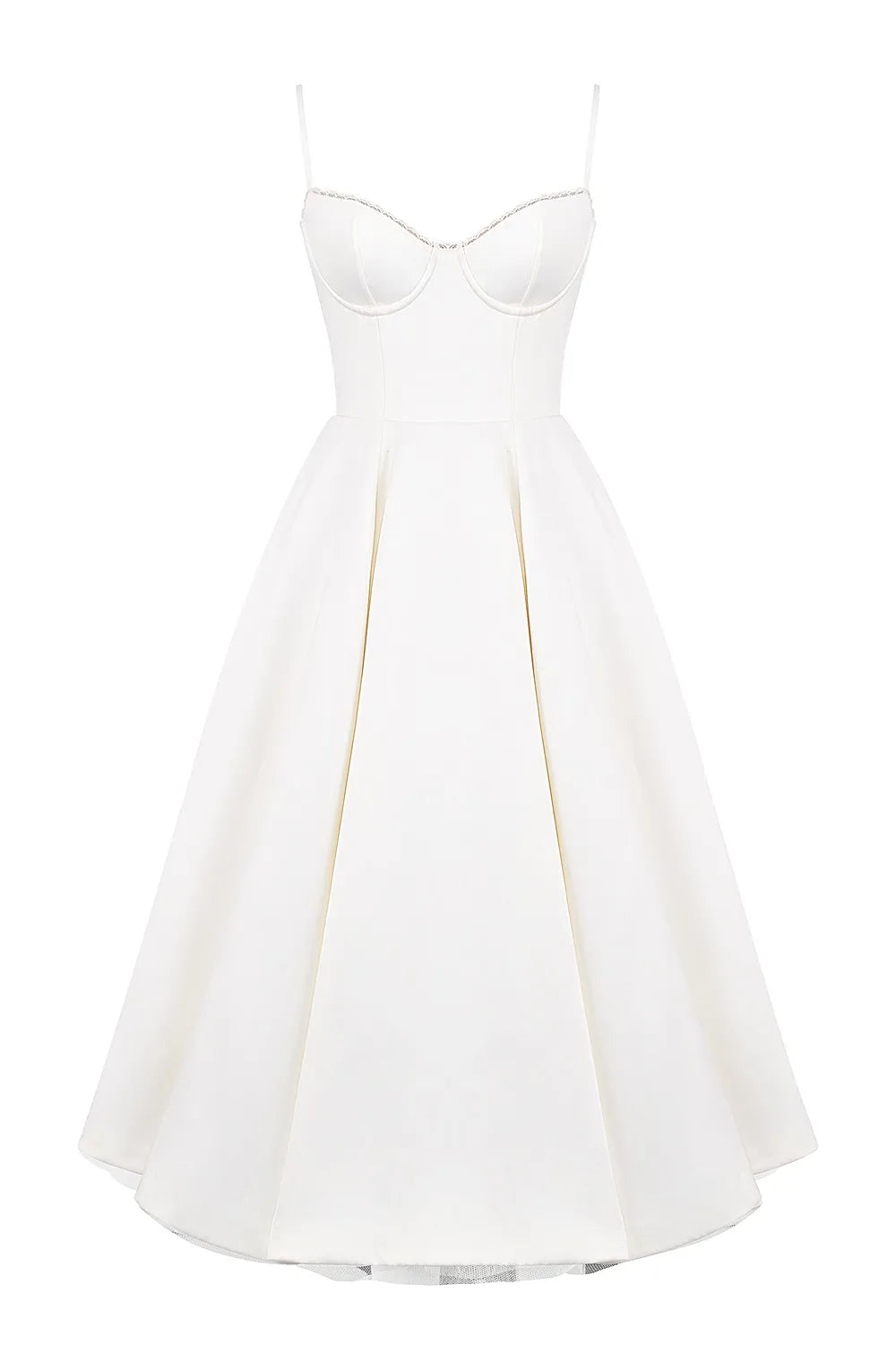 SELENE MIDI DRESS - WHITE
