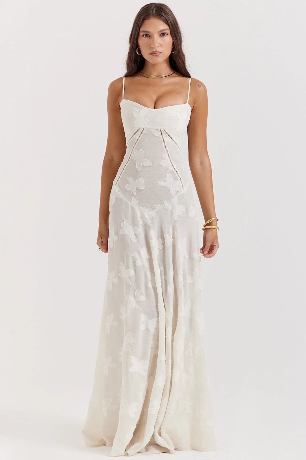 MYA MAXI DRESS - CREAM