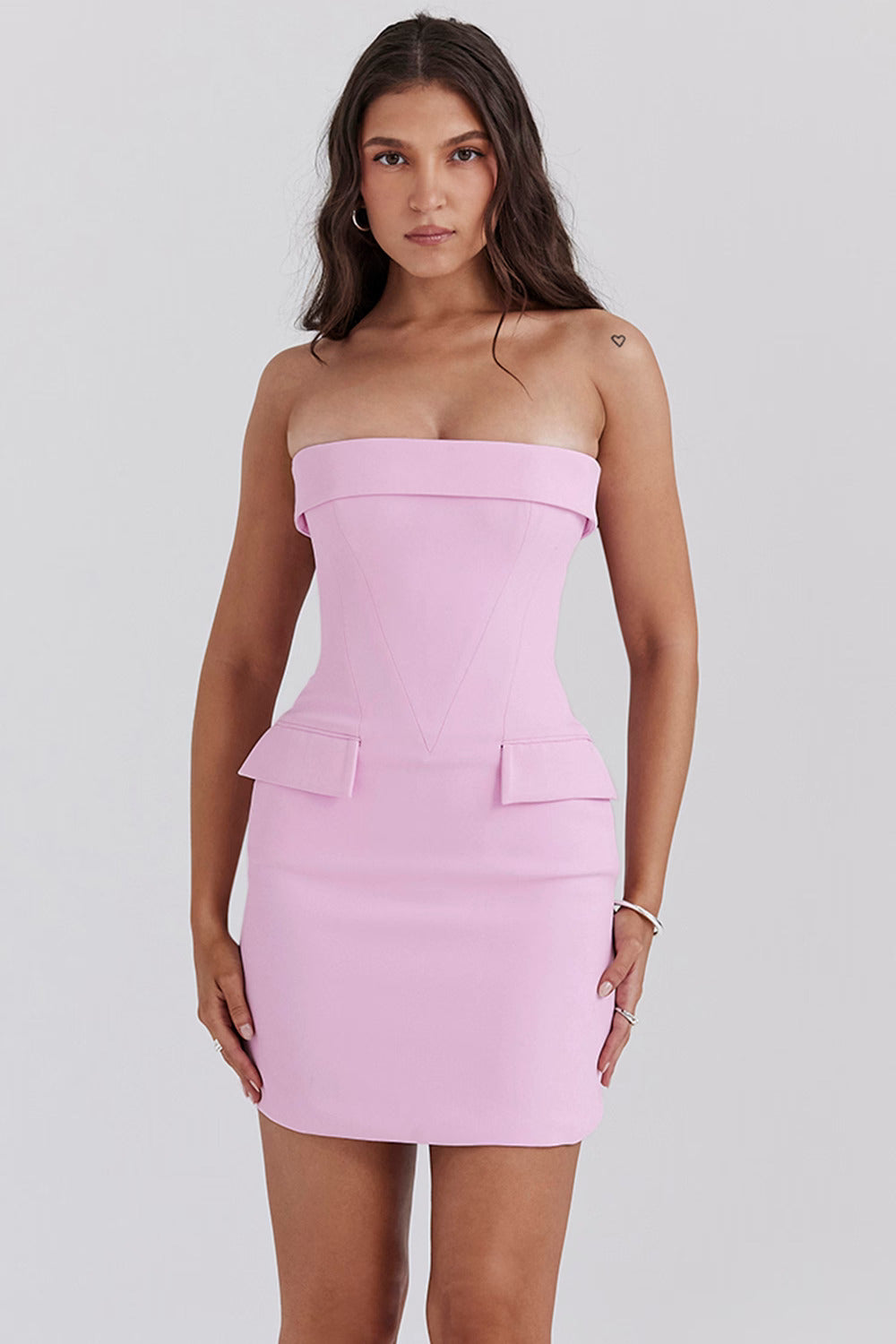 DELPHINE MINI DRESS - PINK