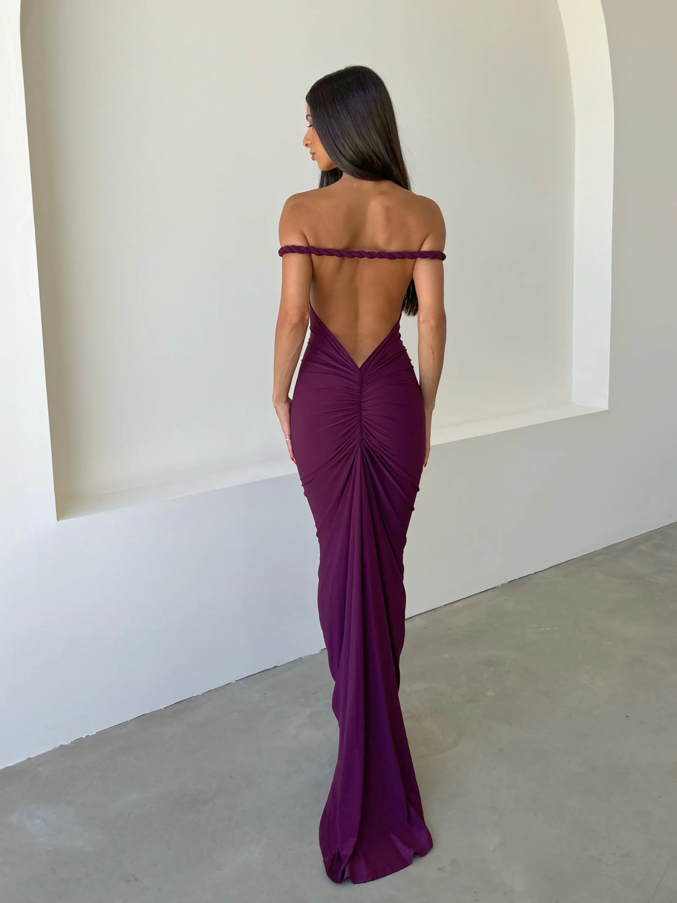 MELANI MAXI DRESS - MULBERRY