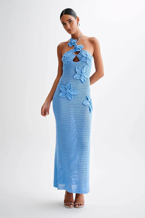 MELODY MAXI DRESS - BLUE