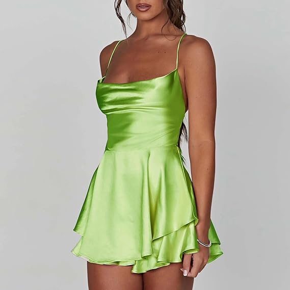 MINA MINI DRESS - LIGHT GREEN