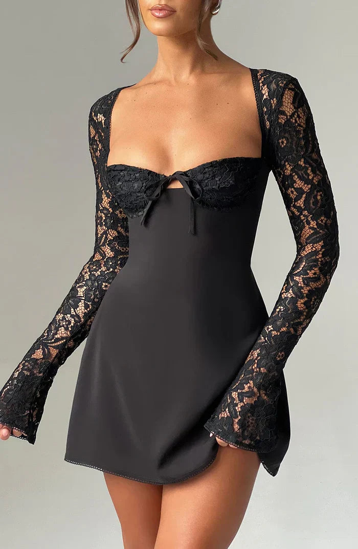 LIZA LACE MINI DRESS