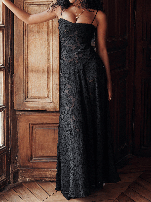 MYA MAXI DRESS - BLACK