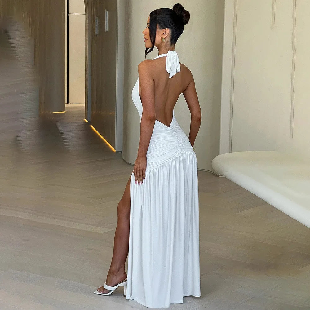 ALICIA MAXI DRESS - WHITE