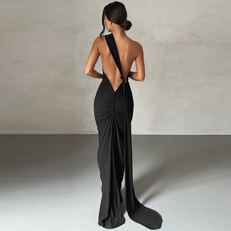 HAZEL MAXI DRESS - BLACK