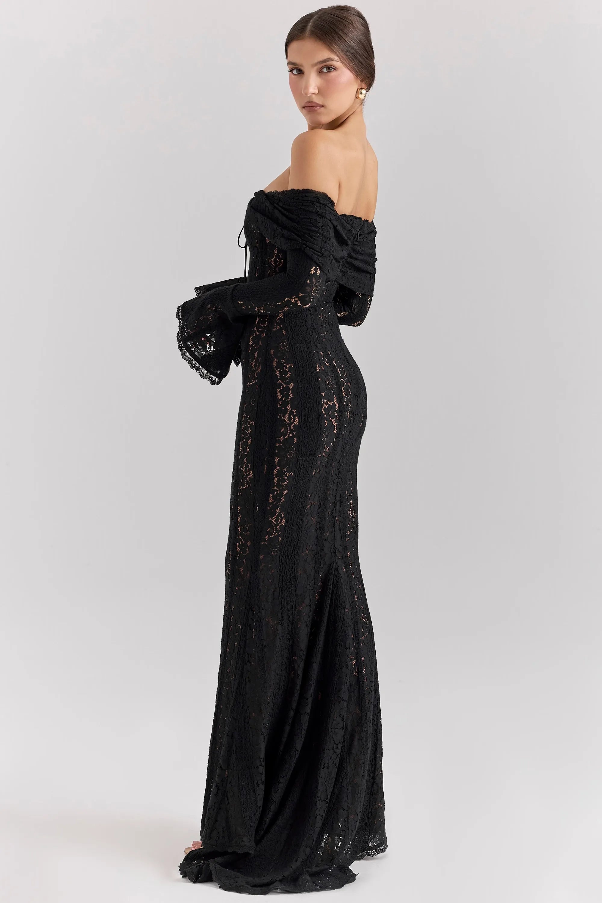 ELENA MAXI DRESS - BLACK