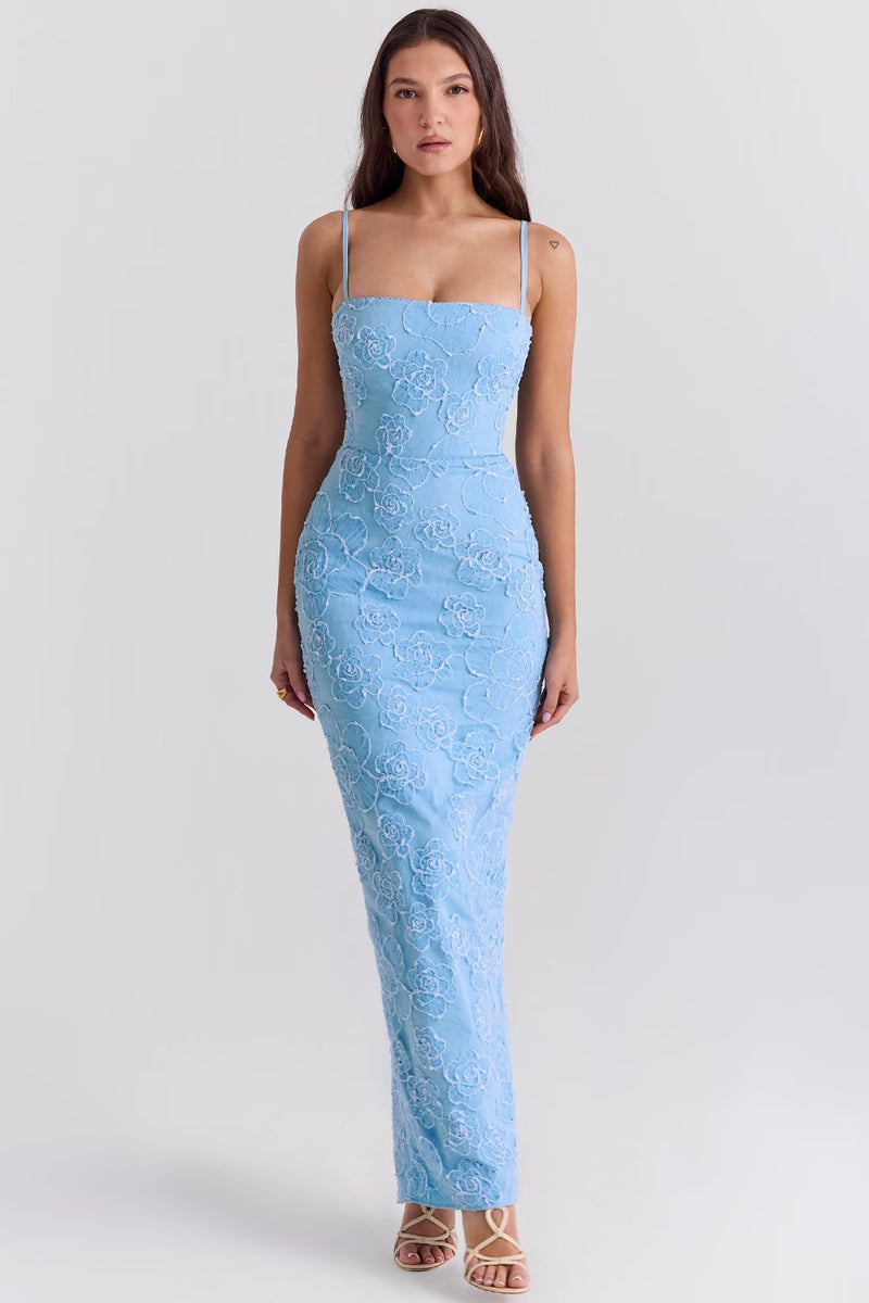 LYRA MAXI DRESS - BLUE