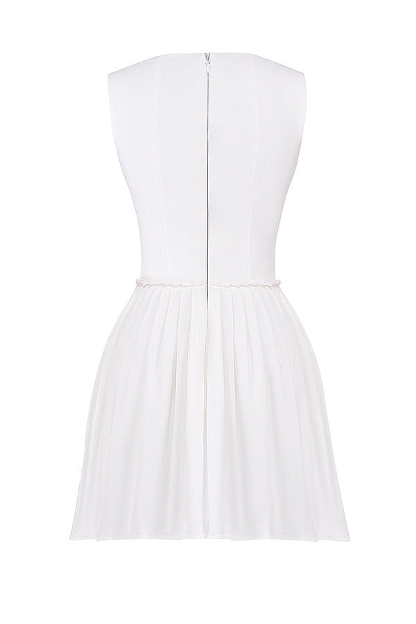 CARMEN MINI DRESS - WHITE