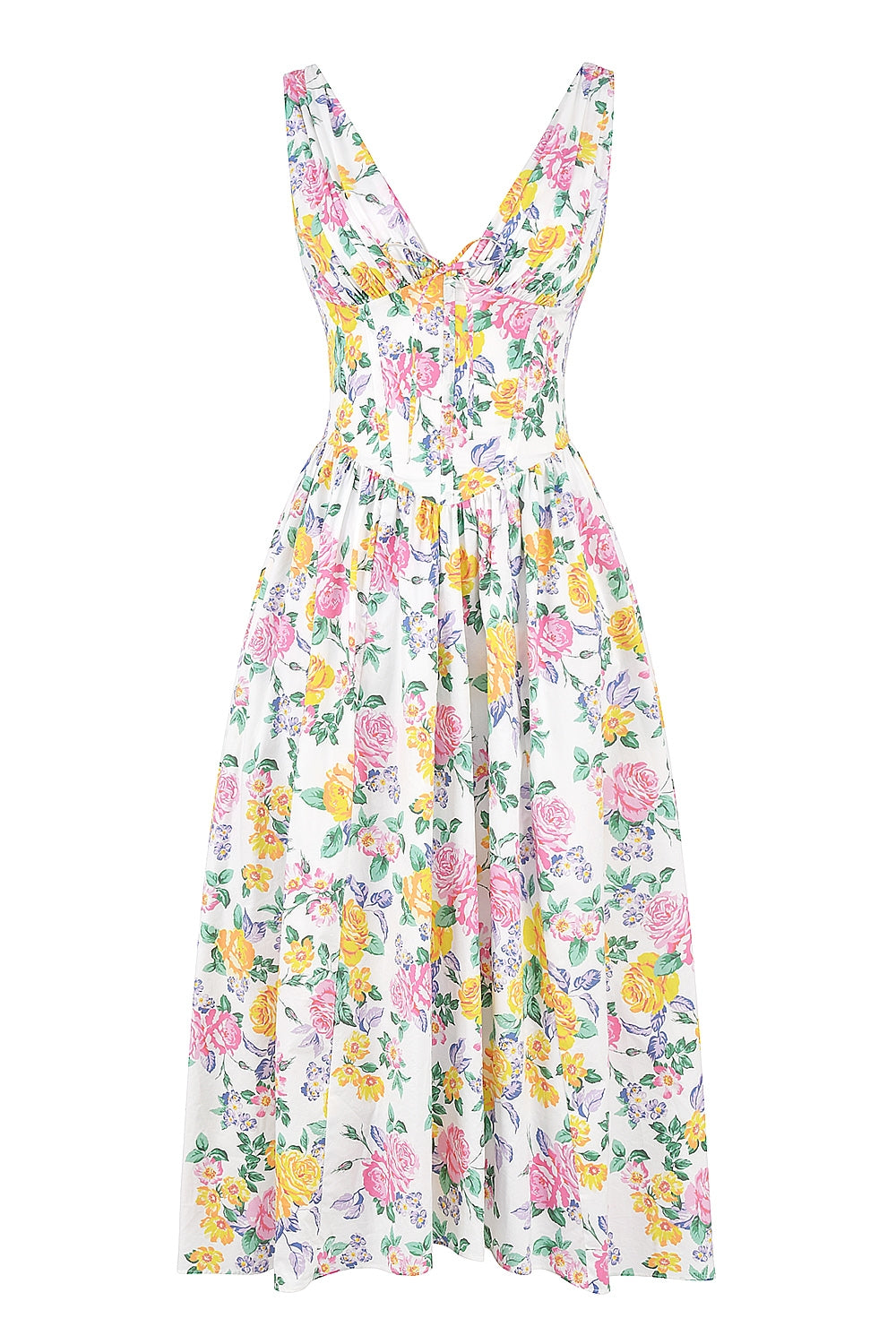 CRYSTAL MIDI DRESS - VINTAGE ROSE