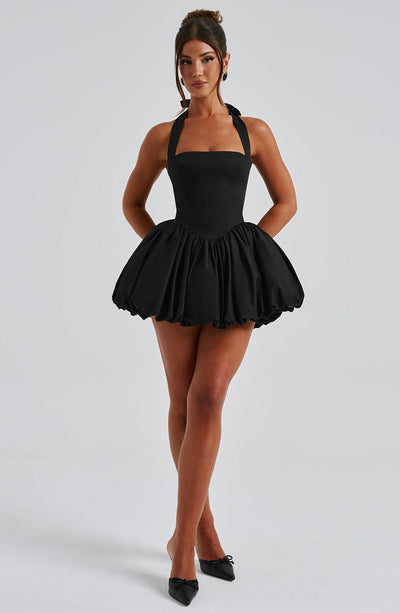 ARIELLE MINI DRESS - BLACK