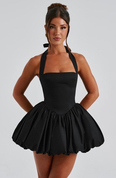 ARIELLE MINI DRESS - BLACK