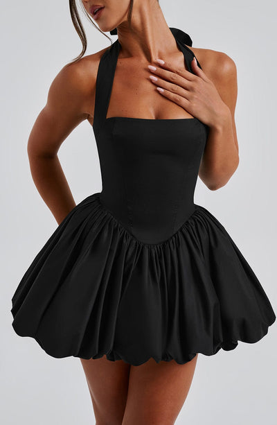 ARIELLE MINI DRESS - BLACK