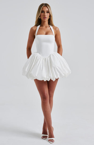 ARIELLE MINI DRESS - WHITE