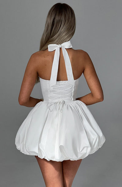 ARIELLE MINI DRESS - WHITE