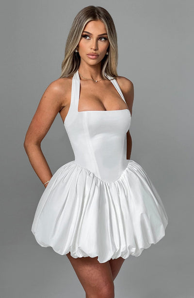 ARIELLE MINI DRESS - WHITE