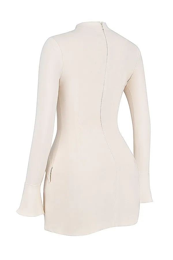 JADE MINI DRESS - CREAM